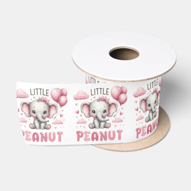 Adorable Girl Little Peanut  Satinband (Spule)