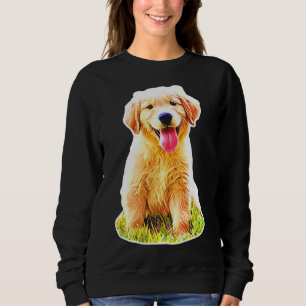 Adorable Golden Retriever Welppy Named Miso Sweatshirt