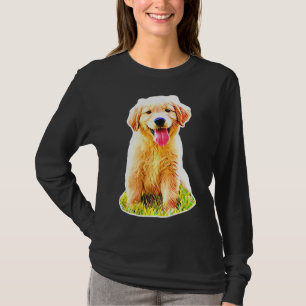 Adorable Golden Retriever Welppy Named Miso T-Shirt