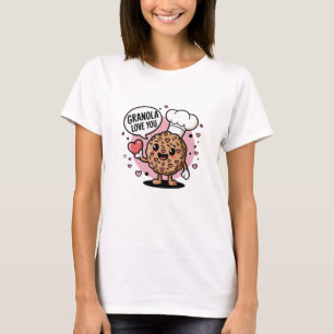 Adorable Granola Graphics for Breakfast Fans T-Shirt