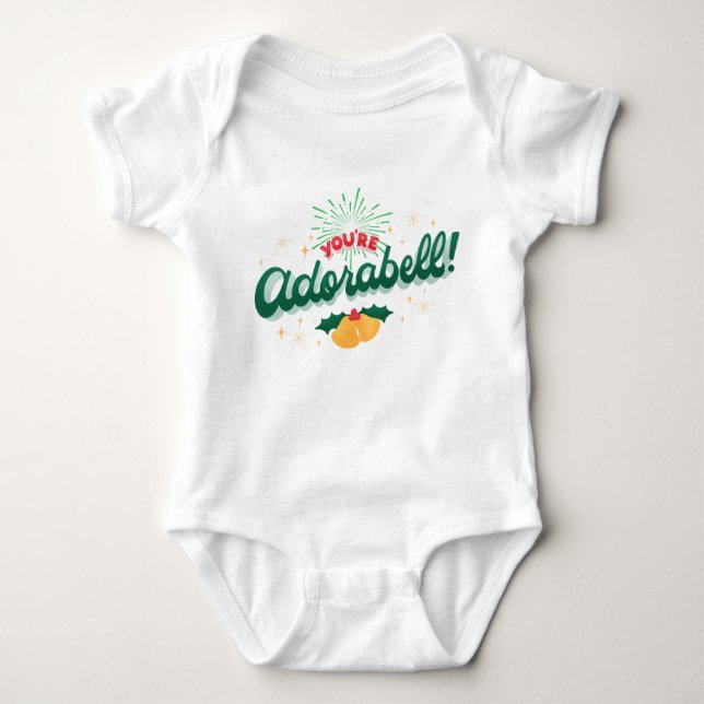 "Adorable Graphic Design that Captures" " Baby Strampler (Vorderseite)