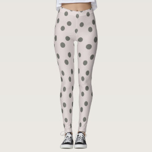 Adorable graue Punkte Frauen Leggings