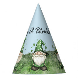 Adorable Green St. Patrick's Day Gnomes Partyhütchen