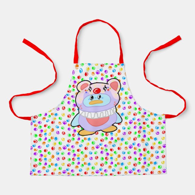 Adorable Gum Ball and Clowake Baking Schürze (Vorderseite)