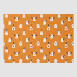 Adorable Halloween-Trick oder Tretgeister Seidenpapier