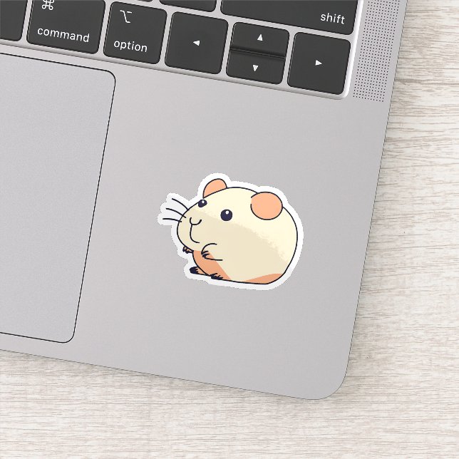 Adorable Hamster Aufkleber (Detail)