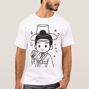 Adorable Hanbok Boy - Koreanisches Kulturgeschenk T-Shirt