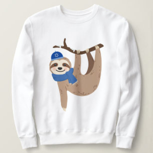 Adorable Hanukkah Sloth Sweatshirt