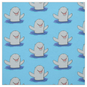 Adorable Happpoise Cartoon Illustration Stoff