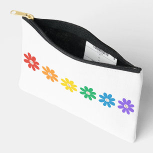 Adorable Happy Rainbow Blume Zubehörtasche