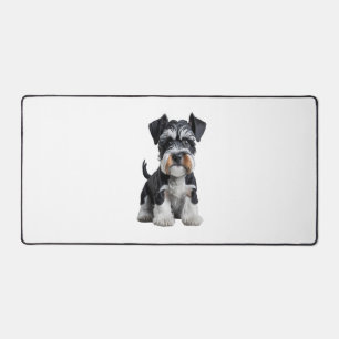Adorable HD miniature Schnauzer Portrait de chiot 