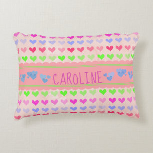 Adorable Hearts Personalisiert Dekokissen