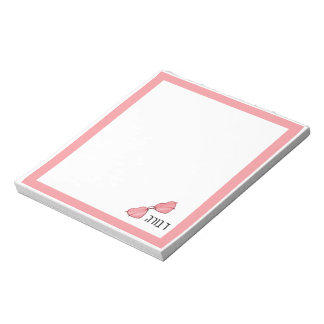 Adorable Hebrew Name Personalized Notepad  Notizblock