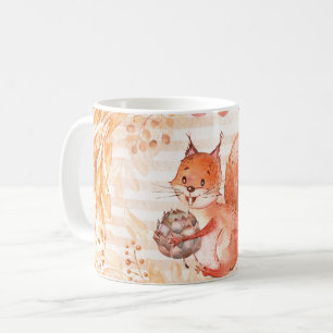 Adorable Herbsthörnchen Kaffeetasse