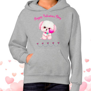 Adorable Heureuse Sainte-Valentin maltais chiot