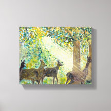 Adorable Hirsche auf Canva