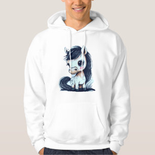 Adorable Horse for Children's Rooms and Kinderzimm Hoodie