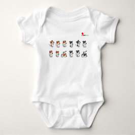 Adorable Hunde Baby Bodysuit Strampler