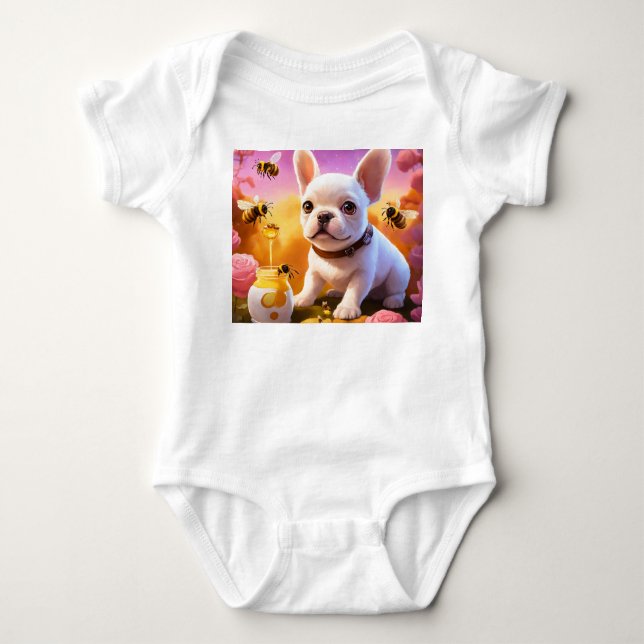 Adorable Hunde Baby Shirt - Ideal für Begleiter (Vorderseite)