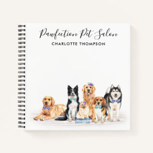 Adorable Hunde Haustiere Sitter Dog Groomer Geschä Notizbuch