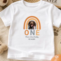 Adorable Hunde Regenbogen Wasserfarbe 1. Geburtsta