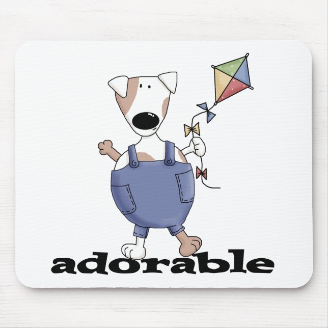 Adorable Hunde T - Shirt und Geschenke Mousepad (Vorne)
