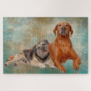 Adorable Hunde über Kunst