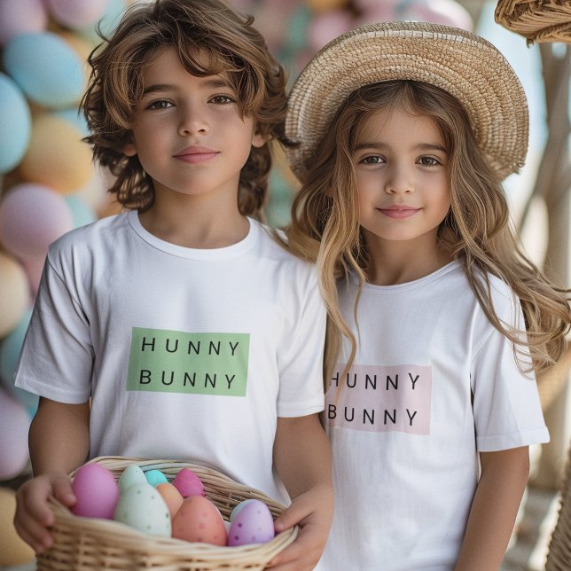 Adorable Hunny Bunny Kids Osterfest T-Shirt (Von Creator hochgeladen)