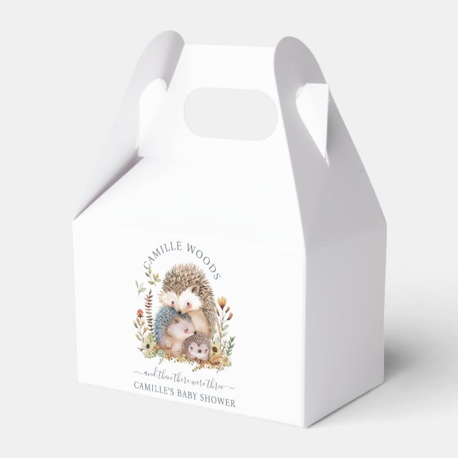 Adorable Igel Kinderdusche Begrüßung Geschenkschachtel (Vorderseite)