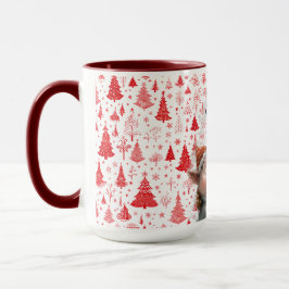 Adorable "Joyeux Noël" Animal Friends Mug