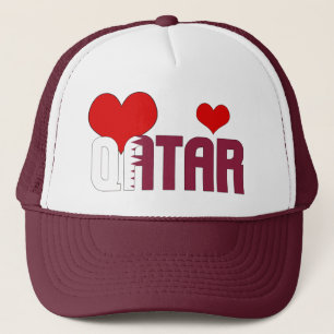 Adorable Katar Flag hört Patriotic Truckerkappe
