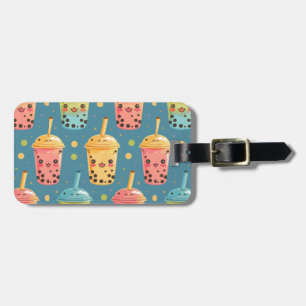Adorable Kawaii Boba Drink Design Gepäckanhänger
