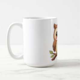 Adorable Kawaii Chibi Owl  Kaffeetasse