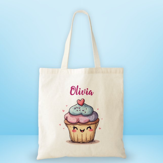 Adorable Kawaii Cupcake Tragetasche (Von Creator hochgeladen)