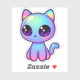 Adorable Kawaii farbenfrohe Galaxie Aufkleber