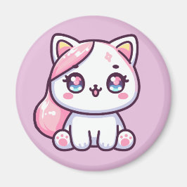 Adorable Kawaii Kitten Magnet