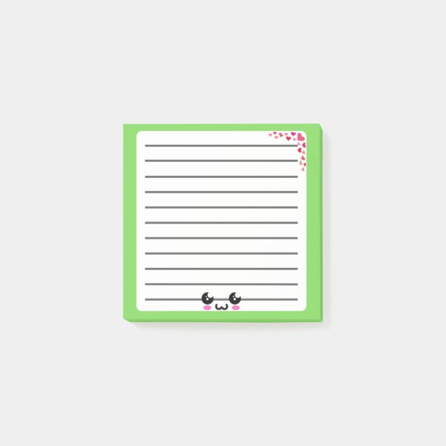 Adorable Kawaii Post-It Note (Devant)
