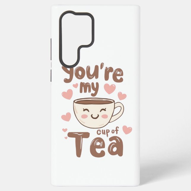 Adorable Kawaii Tea Cup of Love Samsung Galaxy Hülle (Rückseite)