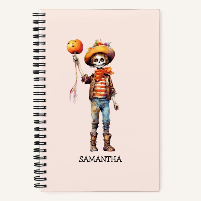 Adorable Kid Zombie - Niedliches Halloween (3) Notizbuch (Vorderseite)