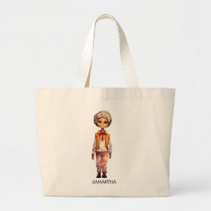 Adorable Kid Zombie - Niedliches Halloween Jumbo Stoffbeutel