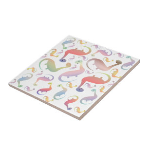 Adorable Kids Dinosaur Tile Fliese
