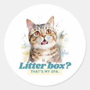 Adorable Kitten Geschenke für Katzen Liebhaber Runder Aufkleber