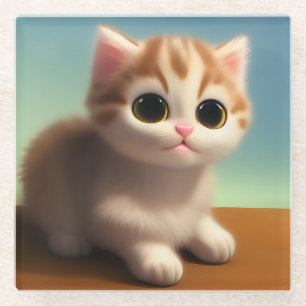 Adorable Kitten Glasuntersetzer
