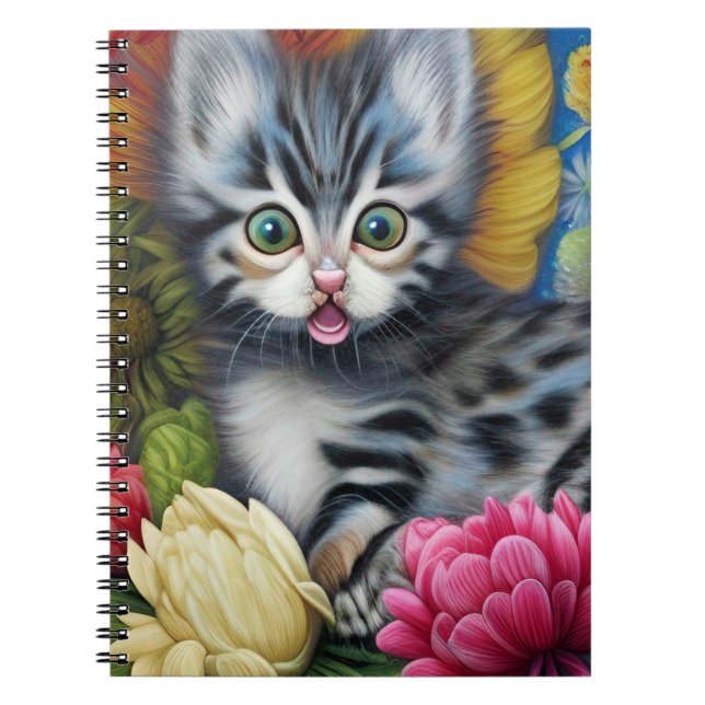 Adorable Kittens 5 Notizblock (Vorderseite)