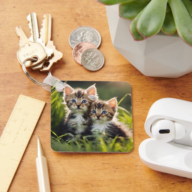 Adorable Kittens Schlüsselanhänger (Schreibtisch)