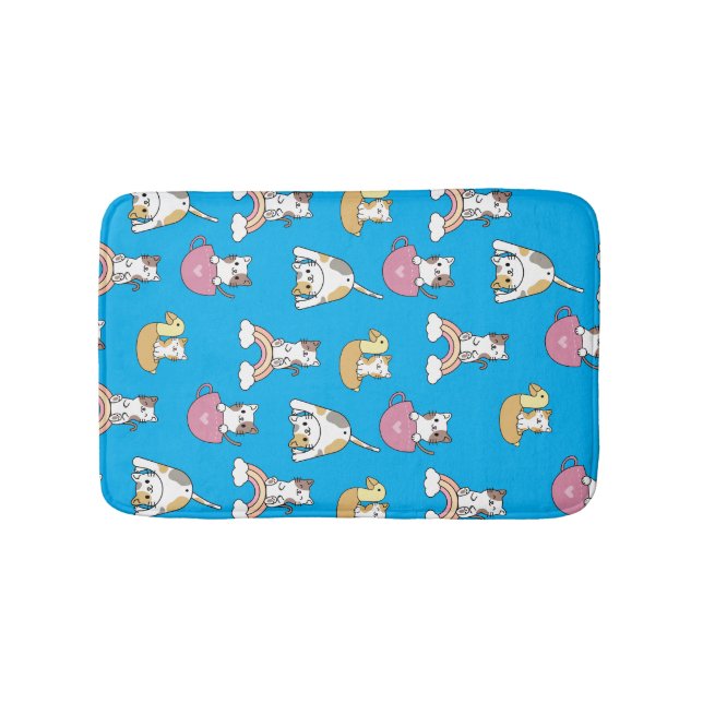 Adorable Kitty Cats Badematte (Vorderseite)