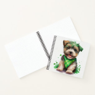 ADORABLE KLEINE WASSERCOLOR YORKSHIRE TERRIER NOTIZBUCH