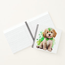 ADORABLE KLEINE WASSERFARBFLÜFFE PUPPENHUND NOTIZBUCH