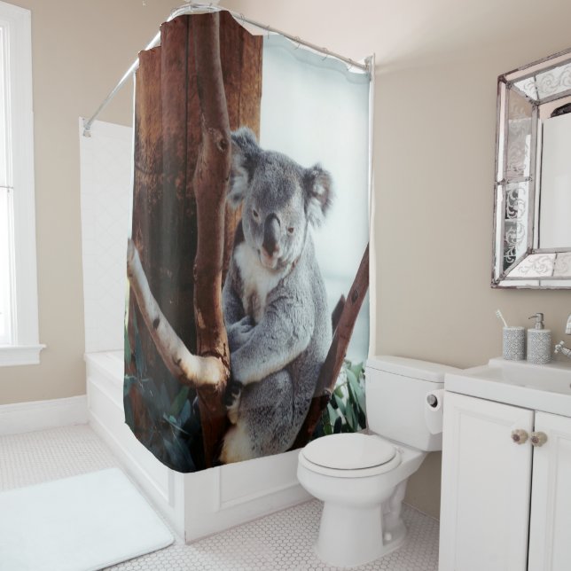 Adorable Koala Bear Duschvorhang (Beispiel)
