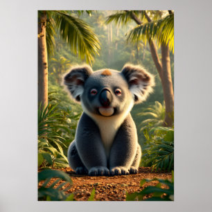 Adorable Koala Poster